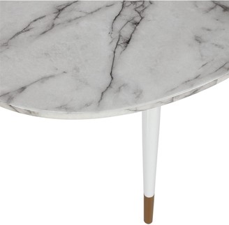 CosmoLiving by Cosmopolitan Amari 152 Cm Faux Marble Dining Table