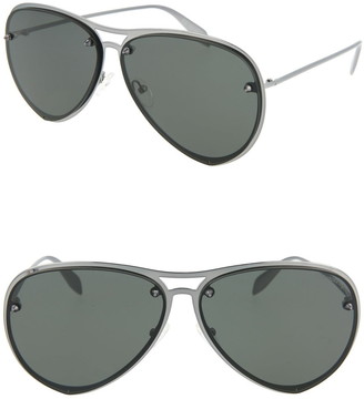 Alexander McQueen Core 63mm Aviator Sunglasses - ShopStyle