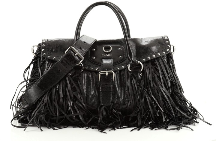 prada fringe bag