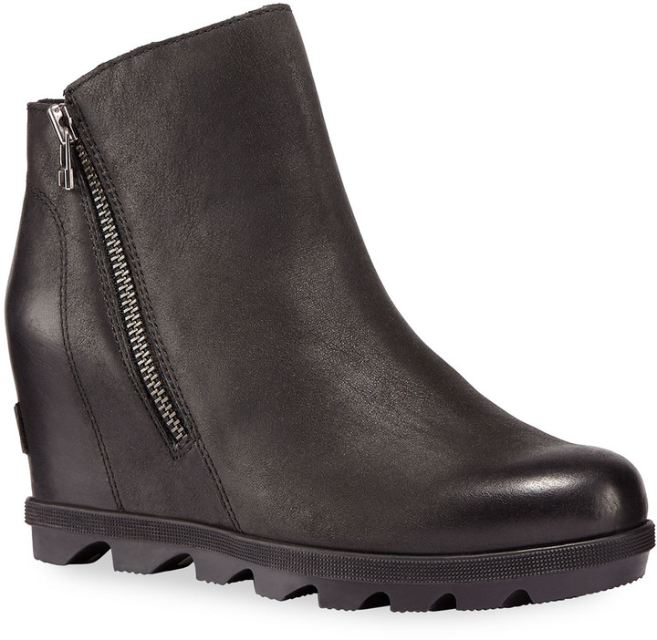 sorel joan wedge zip waterproof boots