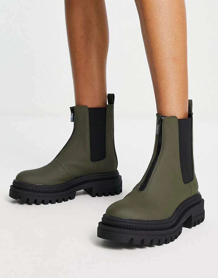 bershka chelsea boots