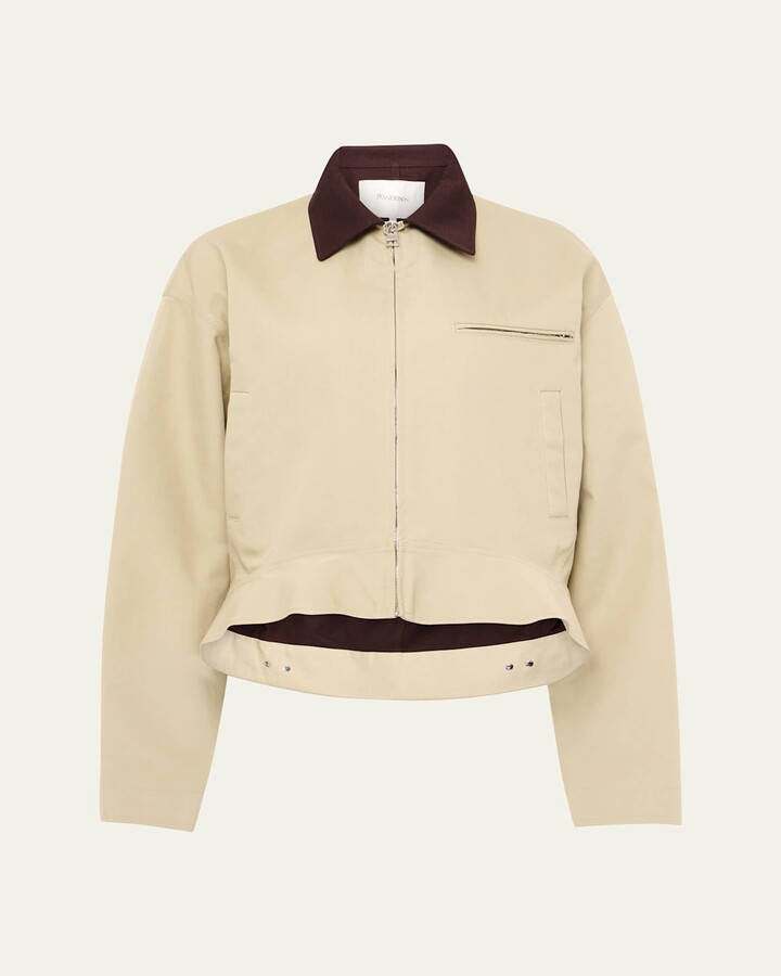 J.W.Anderson Curved Hem Workwear Jacket