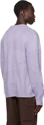 Stussy Purple Brushed Cardigan