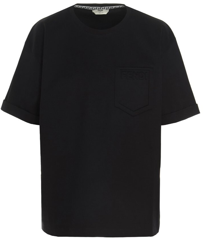 fendi black and white bolsauette