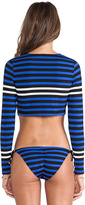 Thumbnail for your product : Vitamin A Cannes Cropped Rash guard