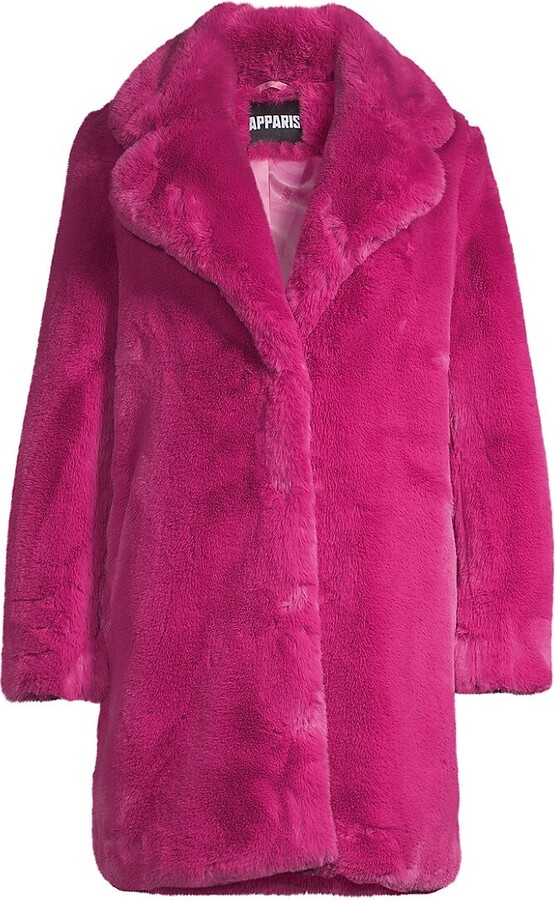 joules stella faux fur coat