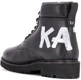 Thumbnail for your product : Karl Lagerfeld Paris Terra brush logo boots