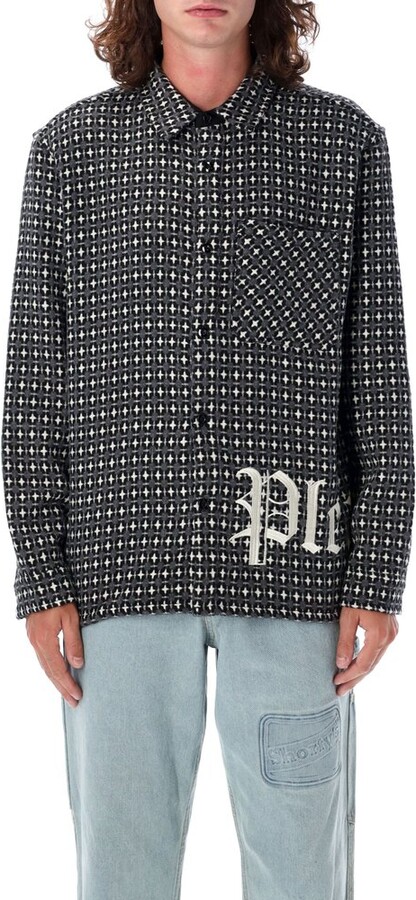 Pleasures Crosswork Patterned Shirt