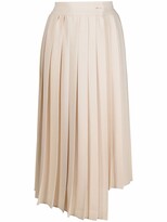 Thumbnail for your product : P.A.R.O.S.H. Asymmetric Pleated Skirt