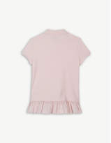 Thumbnail for your product : Ralph Lauren Eyelet hem cotton polo shirt 7-14 years