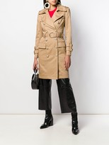 Thumbnail for your product : Balmain Double-Breasted Belted Trench Coat