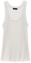 Thumbnail for your product : AS by DF - Paparazzi Knit Tank In White & Silver