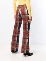 Thumbnail for your product : Sonia Rykiel tartan pattern trousers