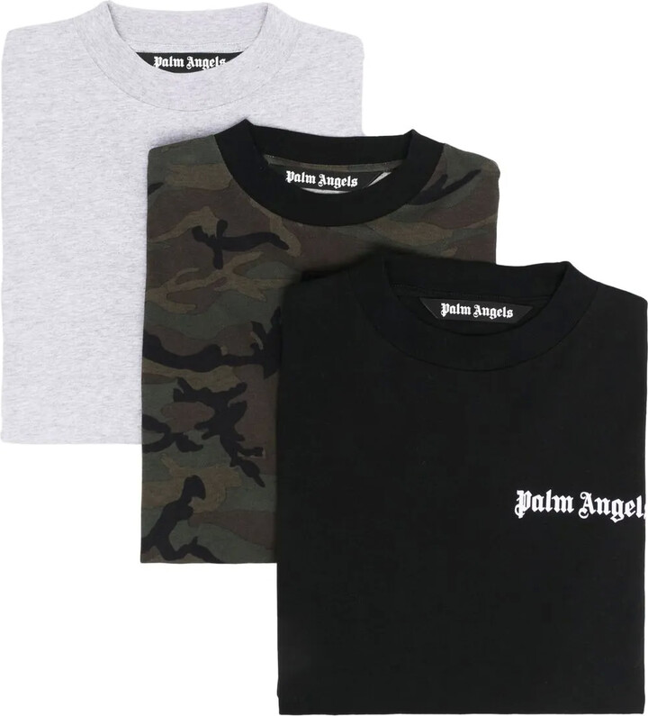 Palm Angels three-pack logo-print T-shirts