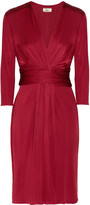 Thumbnail for your product : Issa Wrap effect silk-jersey dress