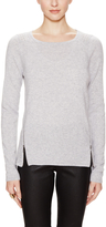 Thumbnail for your product : Design History Cashmere Zipper Hem Sweater