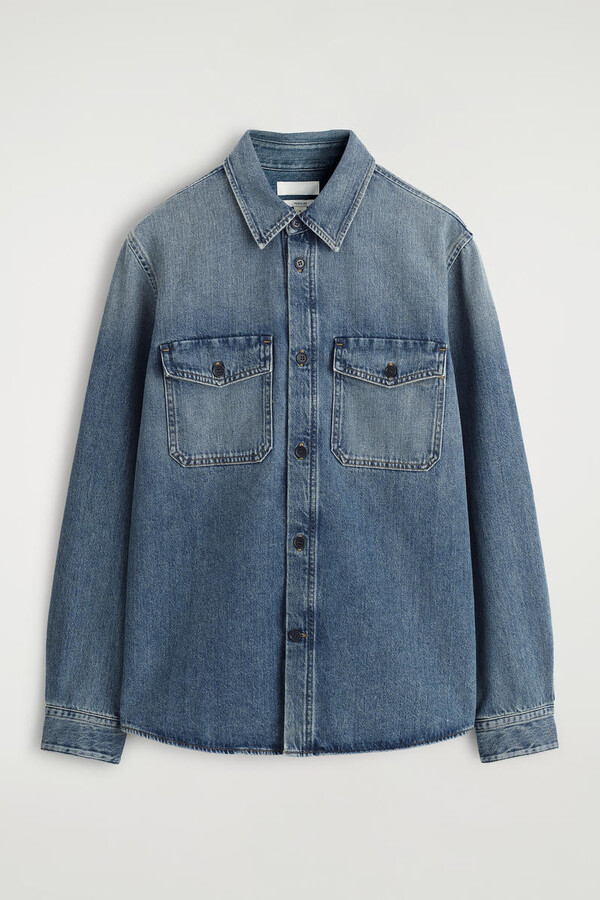 COS Denim Shirt in Blue