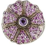 Thumbnail for your product : MCL by Matthew Campbell Laurenza Pink Sapphire & Amethyst Enamel Flower Ring