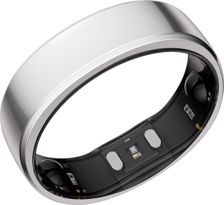RingConn Gen 2 Ultra-Thin Smart Ring with Monitoring and Health Tracking (Size 6; Future Silver), 123030601