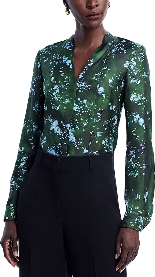 Lafayette 148 New York Silk Blouse