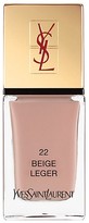 Thumbnail for your product : Yves Saint Laurent 2263 Yves Saint Laurent La Laque Couture in N 22 Beige Leger