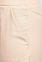 Thumbnail for your product : boohoo Lila Woven Crepe Turn Up Trousers