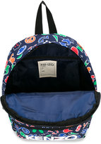 Thumbnail for your product : Kenzo Kids symbols printed backpack
