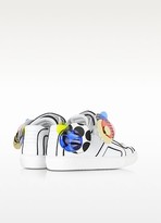 Thumbnail for your product : Pierre Hardy Multicolor White Leather Sneaker