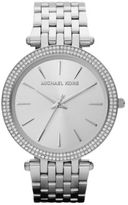 Thumbnail for your product : Michael Kors Darci Silver Stainless Steel Watch with Swarovski Crystals