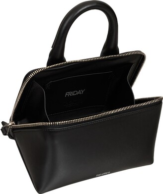 ATTICO Small Friday Leather Top Handle Bag