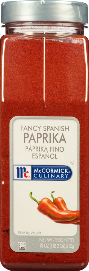 McCormick Culinary Kosher Fancy Spanish Paprika, 18.0 oz Bottle
