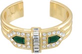 Thumbnail for your product : Rachel Zoe Deco Emerald Cuff