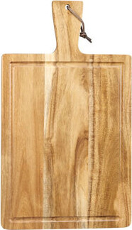 Creative Gifts International Acacia Wood Handled Cutting Board