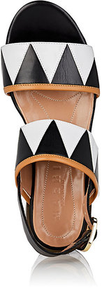 Marni Women's Leather Double-Band Platform Sandals