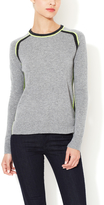 Thumbnail for your product : Autumn Cashmere Cashmere Contrast Trim Sweater