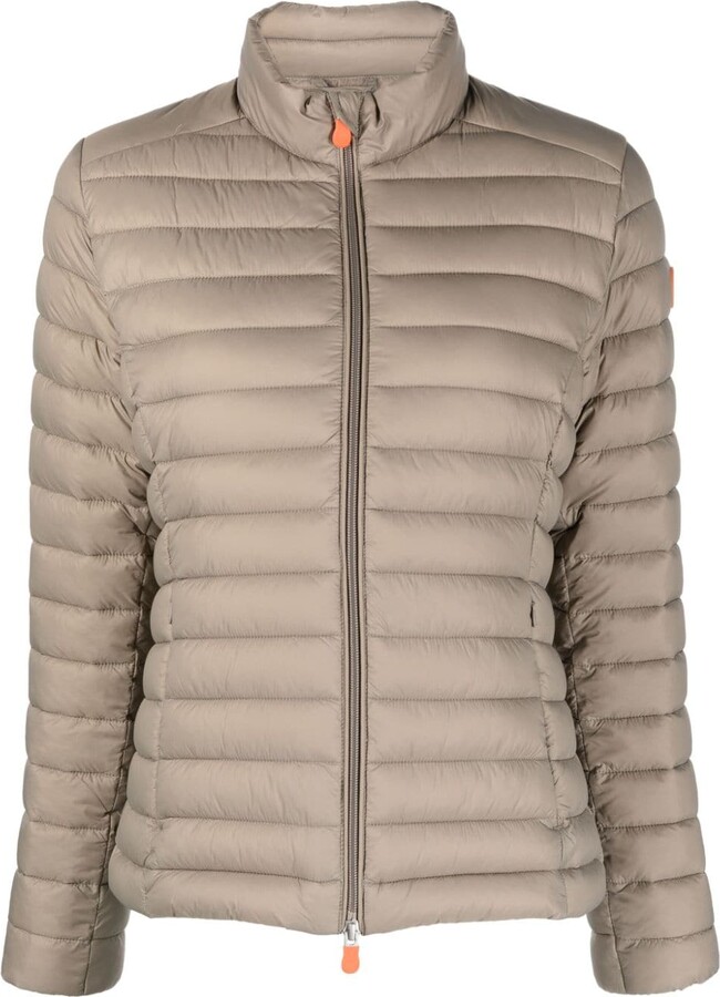 Save The Duck Carly zip-up puffer jacket - ShopStyle