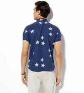 Thumbnail for your product : American Eagle Stars Short Sleeve Button Down Shirt