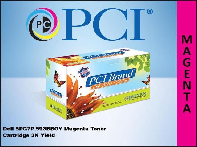 Pci Dell 5Pg7p 593Bboy Magenta Toner Ctg