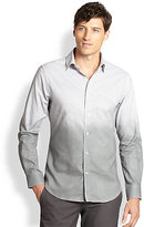 Thumbnail for your product : Saks Fifth Avenue Modern-Fit Ombré Striped Sportshirt
