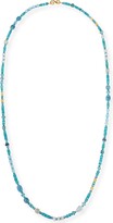 Thumbnail for your product : Splendid Company 18k Bohemian Mixed-Stone Necklace, 48"L