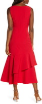 Thumbnail for your product : Taylor Laguna Ruffle Hem Sleeveless Dress