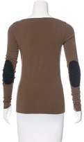 Thumbnail for your product : Giambattista Valli Rib Knit Long Sleeve Top