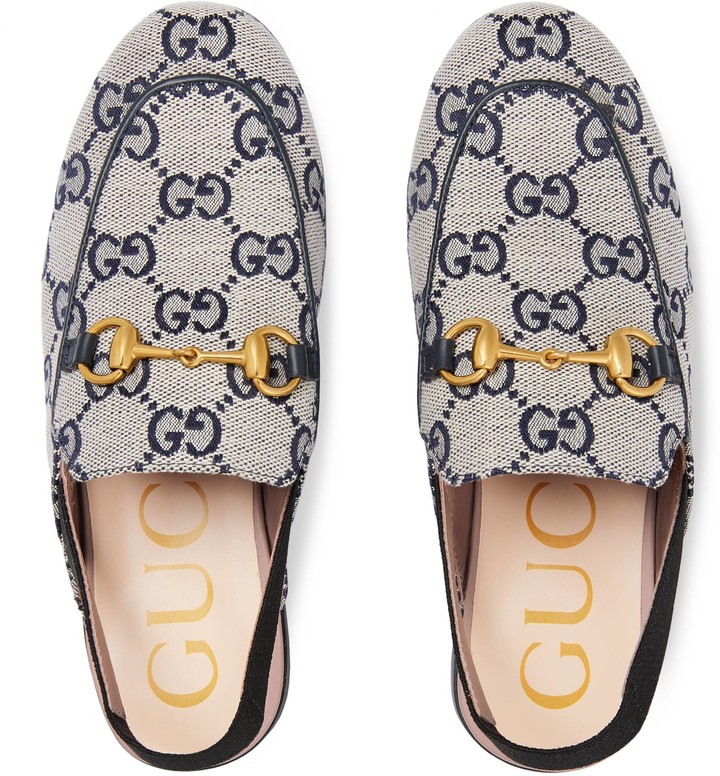 Gucci Children's Princetown GG canvas slipper ShopStyle Boys' Shoes