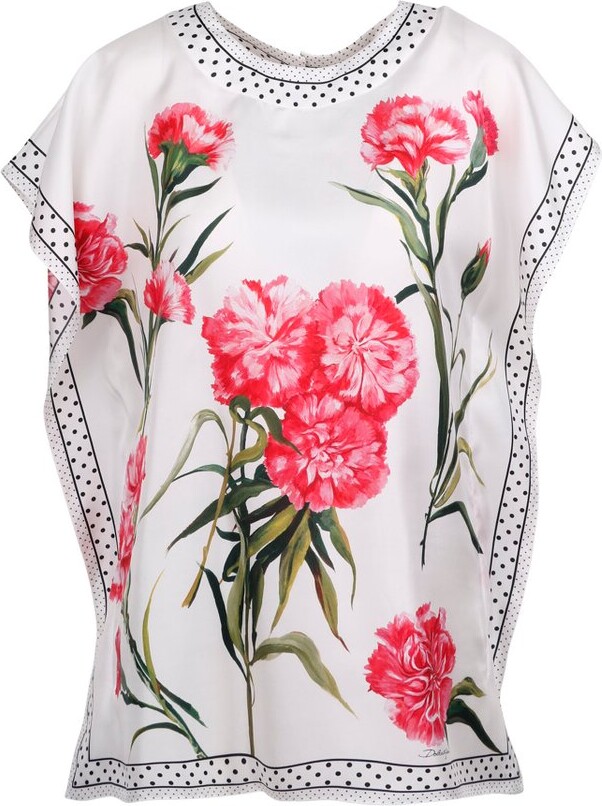 Dolce & Gabbana Flora-Printed Top - ShopStyle