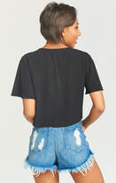 Thumbnail for your product : Show Me Your Mumu Tortuga Tie Top ~ Black Pebble