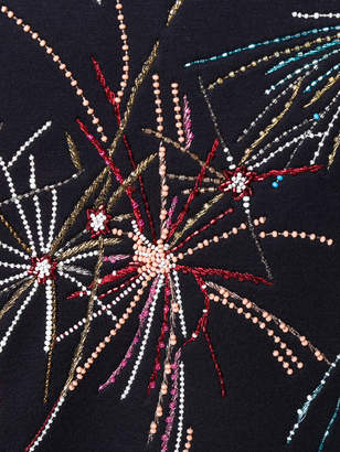 Valentino fireworks embroidered sweatshirt