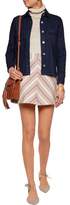 Thumbnail for your product : See by Chloe Printed Cotton-Blend Canvas Mini Skirt