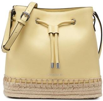 calvin klein yellow purse