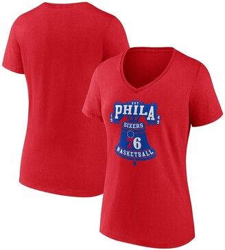 Philadelphia 76ers Fanatics Branded Women's Hometown Collection T-Shirt -  Royal