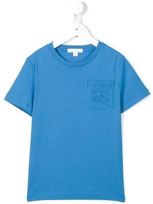 Burberry Kids - knight chest pocket T-shirt - kids - Cotton - 6 yrs